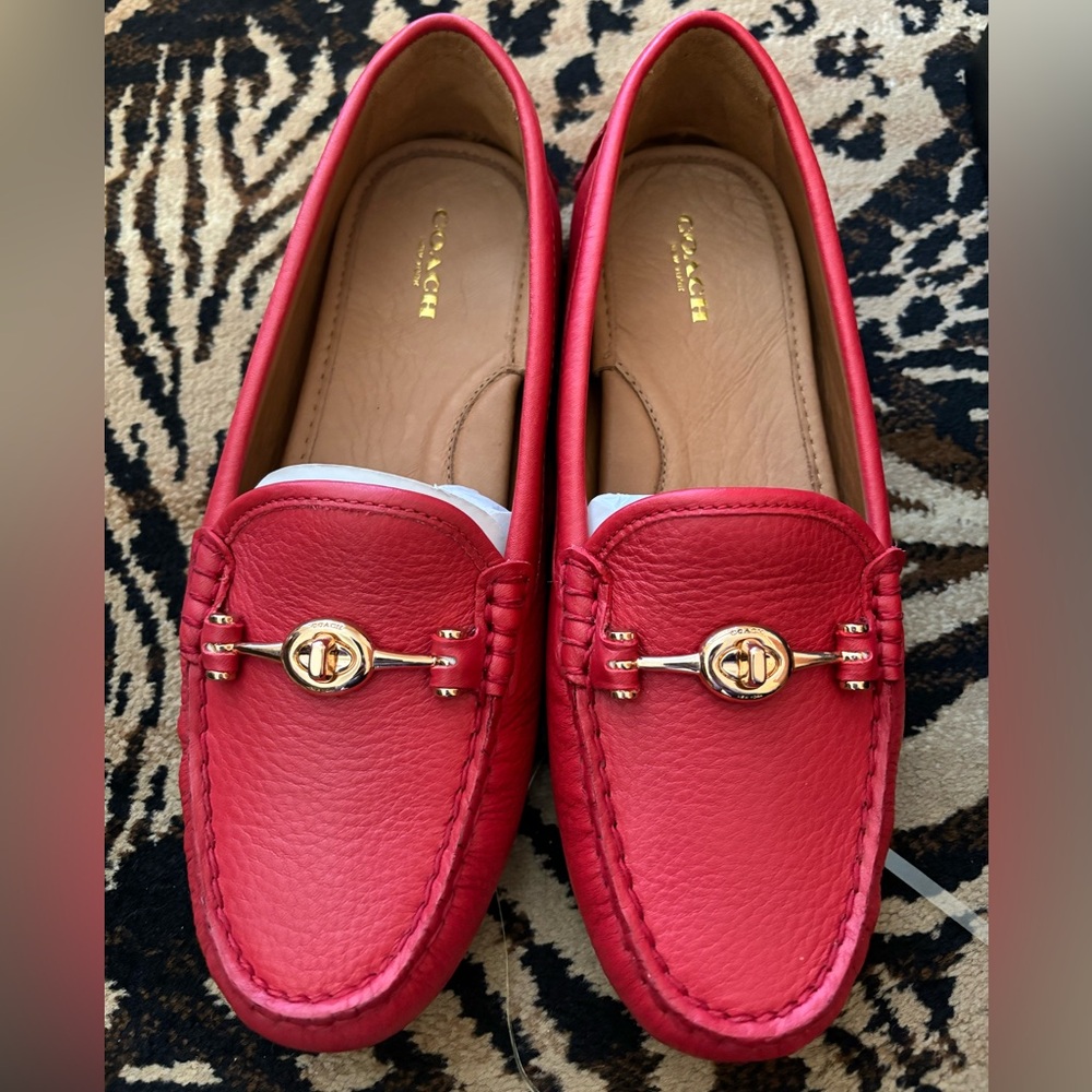 Grain leather shoes